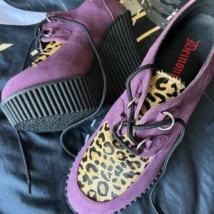 Brand new Demonia platform booties size 9